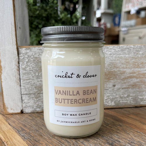 Vanilla Bean Buttercream Mason Candle