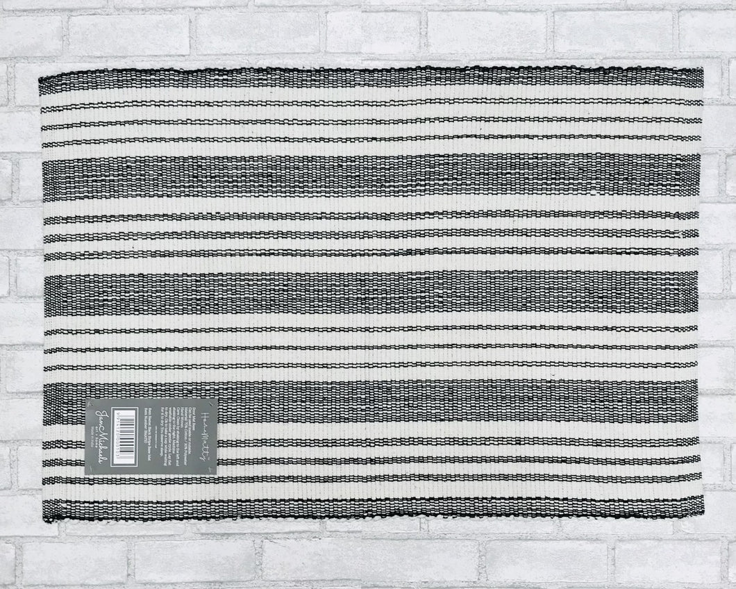 Black Stripe Base Mat