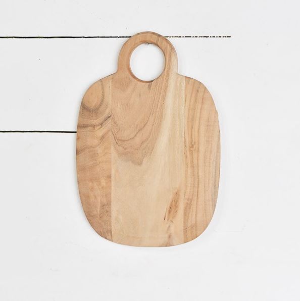 Round Edge Wood Chopping Board