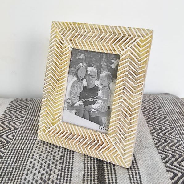 Geometric Pattern Photo Frame - 5x7