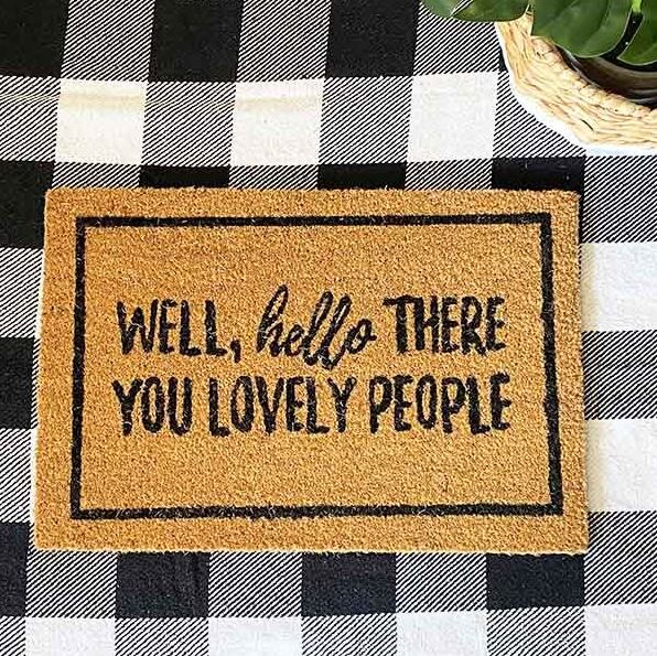 Lovely People Doormat