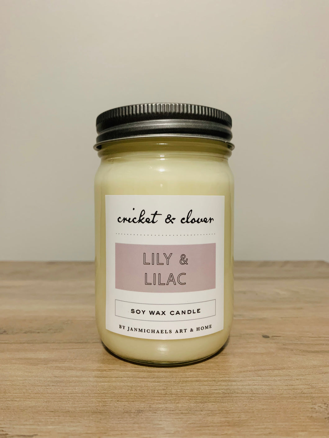 Lily and Lilac Mason Candle