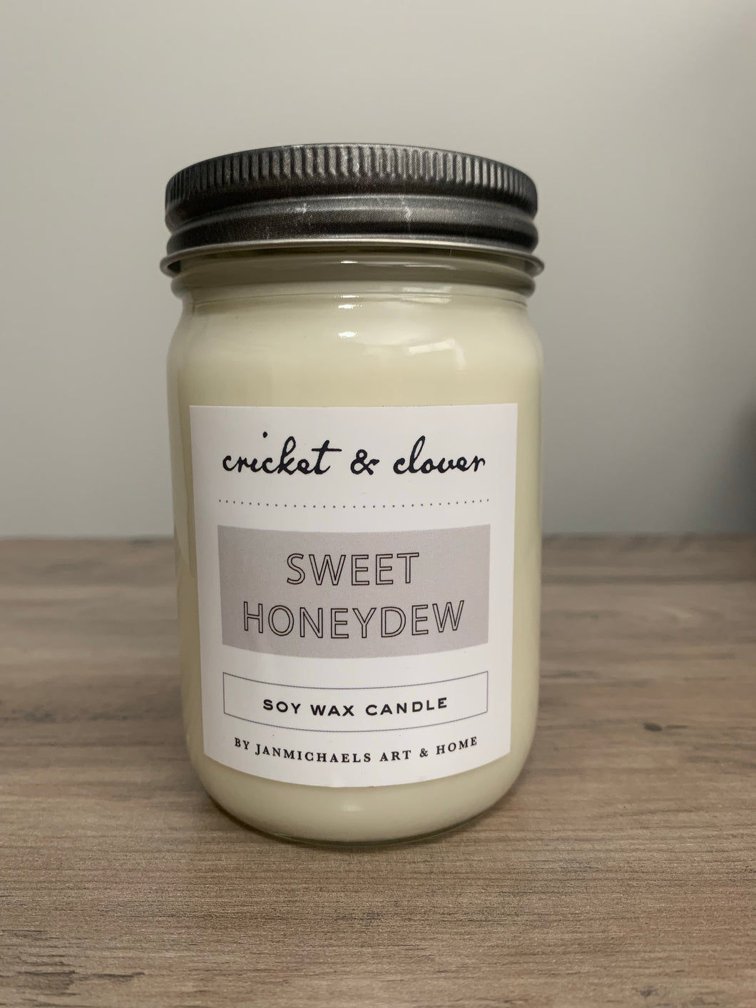 Sweet Honeydew Mason Candle