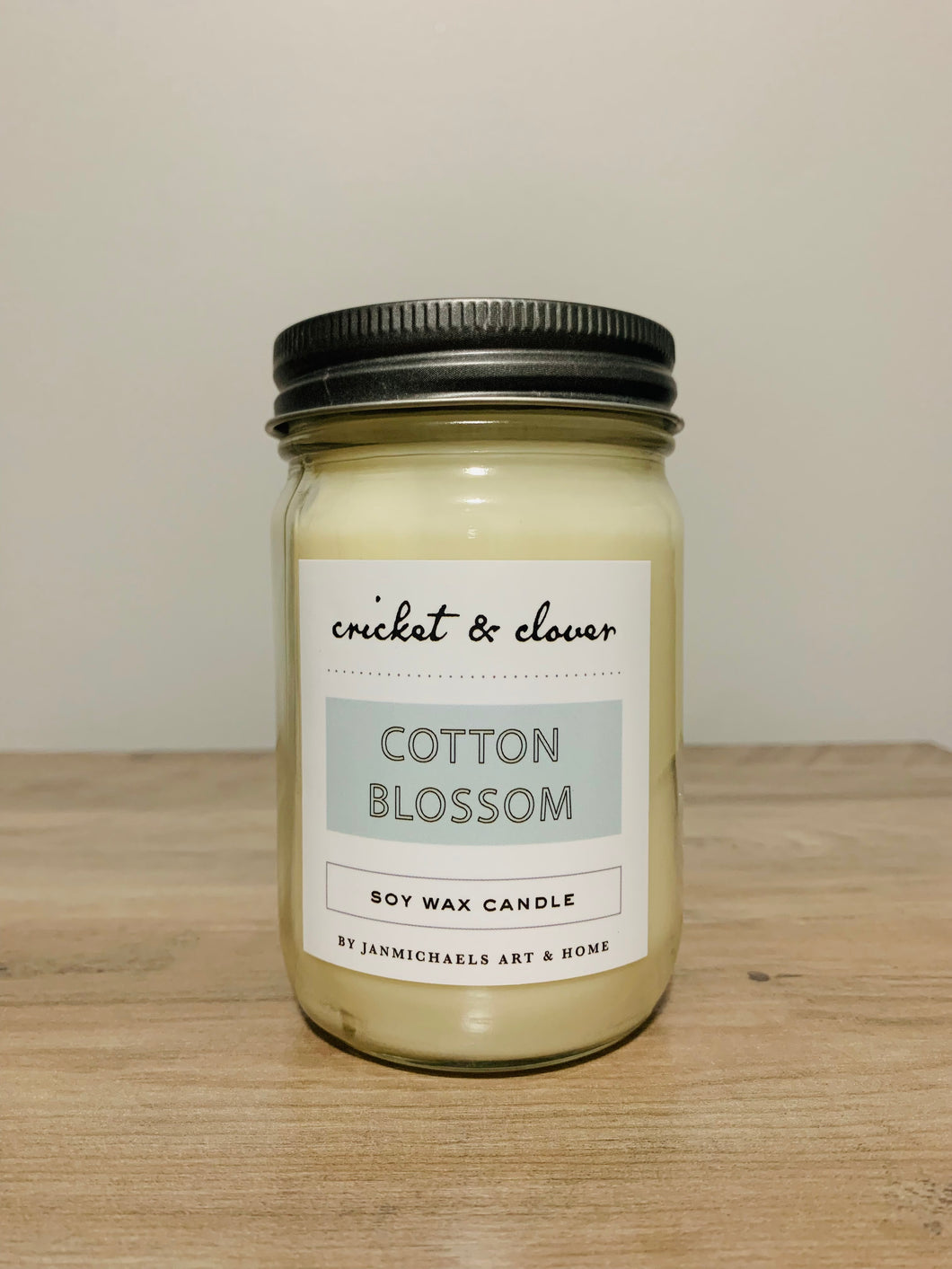 Cotton Blossom Mason Candle