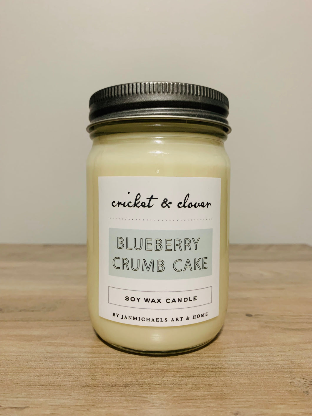 Blueberry Crumb Cake Mason Candle