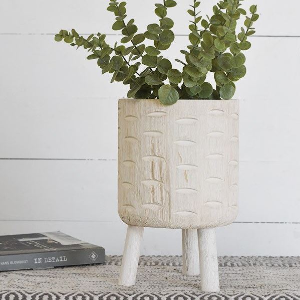 Wooden Planter with Feet