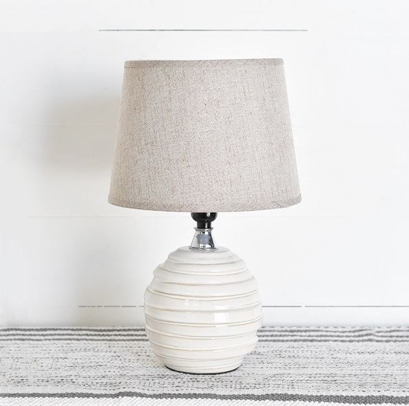 White Stripe Lamp